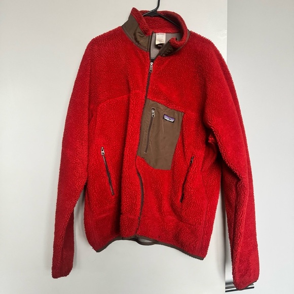 Patagonia Men’s Retro-X Fleece Jacket in Red Brown XL - Picture 2 of 4